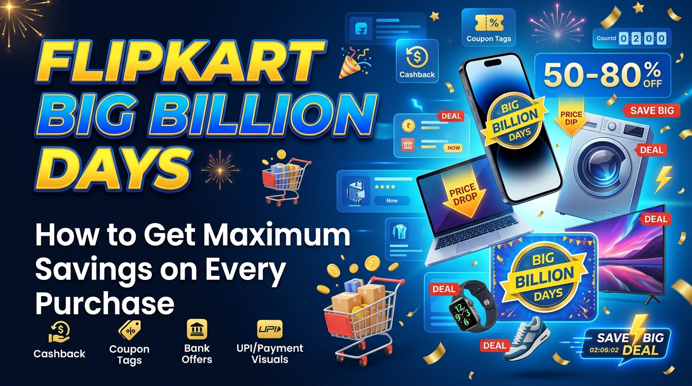 Flipkart Big Billion Days: How to Get Maximum Savings on Every Purchase